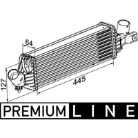 Ladeluftkühler MAHLE CI 355 000P von Mahle