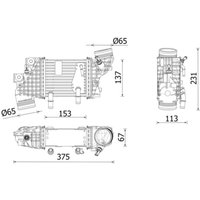 Ladeluftkühler BEHR MAHLE CI 663 000P von Mahle