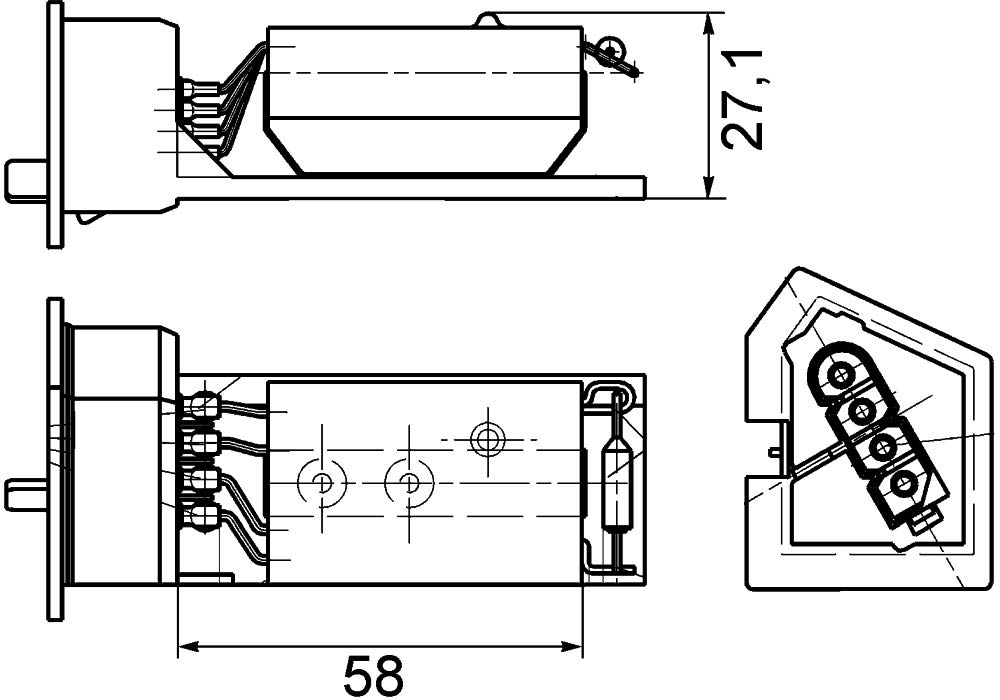 MAHLE ABR 11 000P Widerstand Innenraumgebläse u.a. passend für BMW 3 (E36) von MAHLE