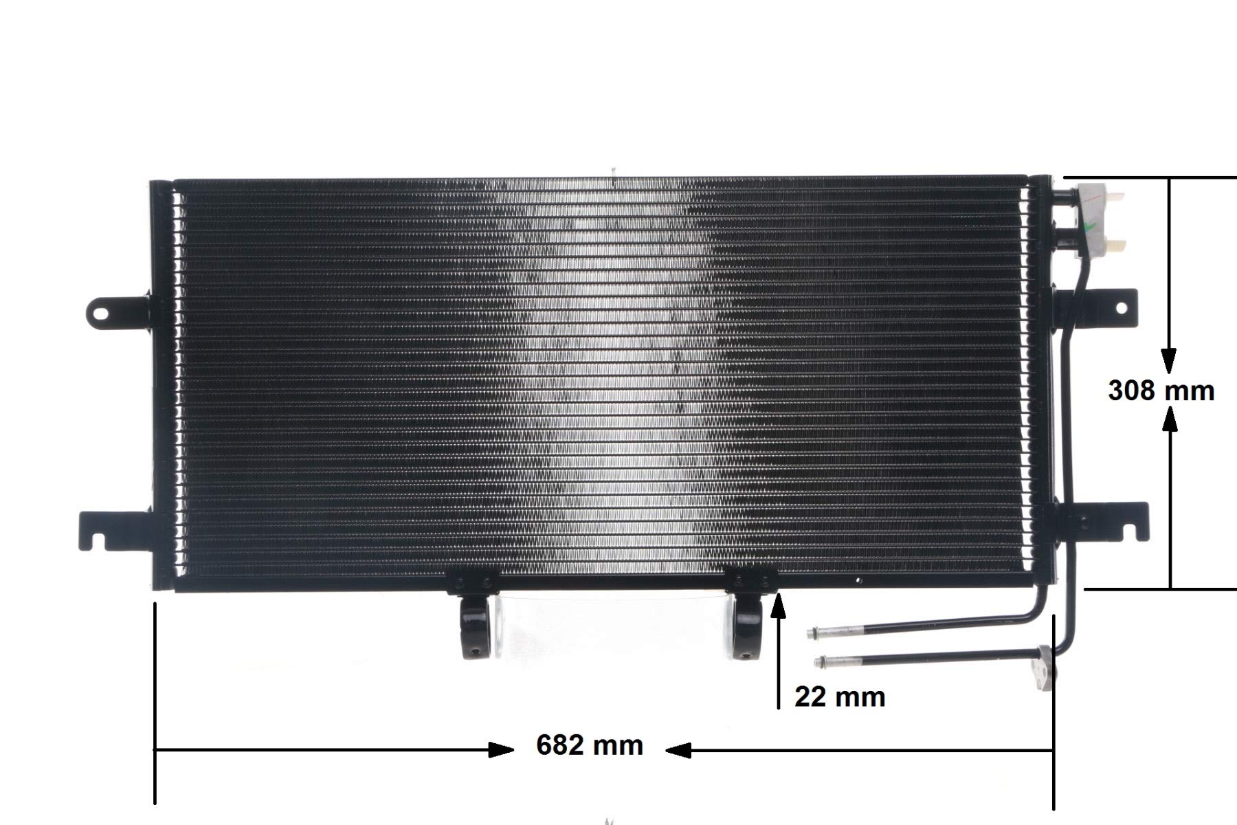 MAHLE AC 332 000S A/C-Kondensator MAHLE AC 332 000S A/C-Kondensator von MAHLE