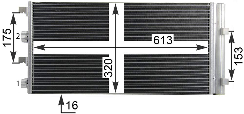 MAHLE AC 724 000P A/C-Kondensator PREMIUM LINE MAHLE AC 724 000P A/C-Kondensator PREMIUM LINE von MAHLE