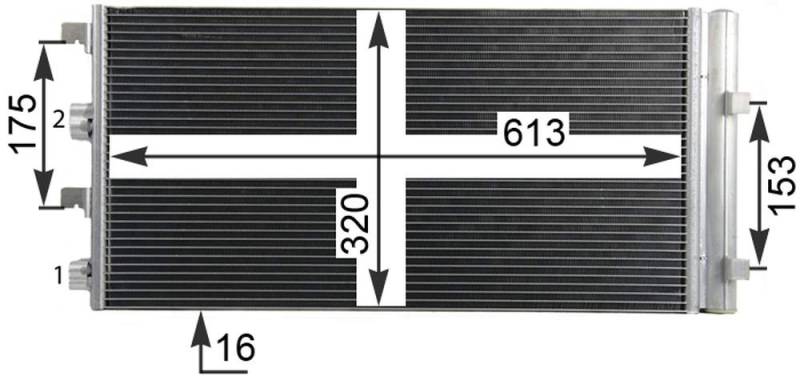 MAHLE AC 724 000P A/C-Kondensator PREMIUM LINE von MAHLE