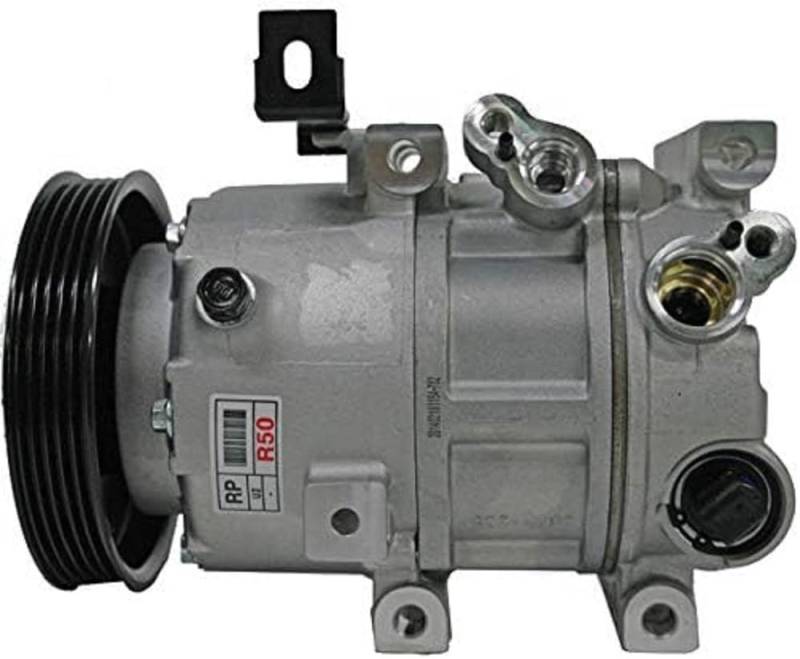 MAHLE ACP 1200 000P Kompressor Klimaanlage Keilrippenriemenscheibe 123MMu.a. passend für KIA CARENS IV von MAHLE