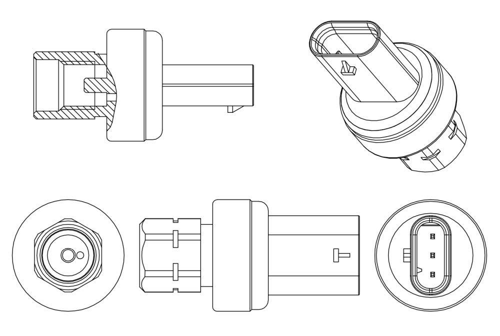 MAHLE ASE 13 000P A/C-Sensor BEHR PREMIUM LINE von MAHLE