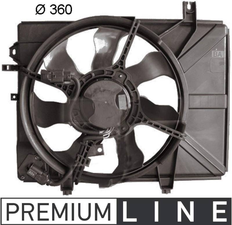 MAHLE CFF 225 000P Kühlmittelkühler-/Kondensator-Lüfter PREMIUM LINE von MAHLE