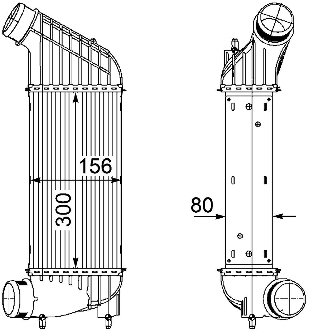 MAHLE CI 181 000P Ladeluftkühler BEHR PREMIUM LINE von MAHLE