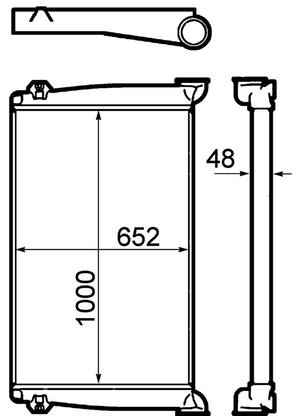 MAHLE CI 395 000P Ladeluftkühler BEHR PREMIUM LINE von MAHLE