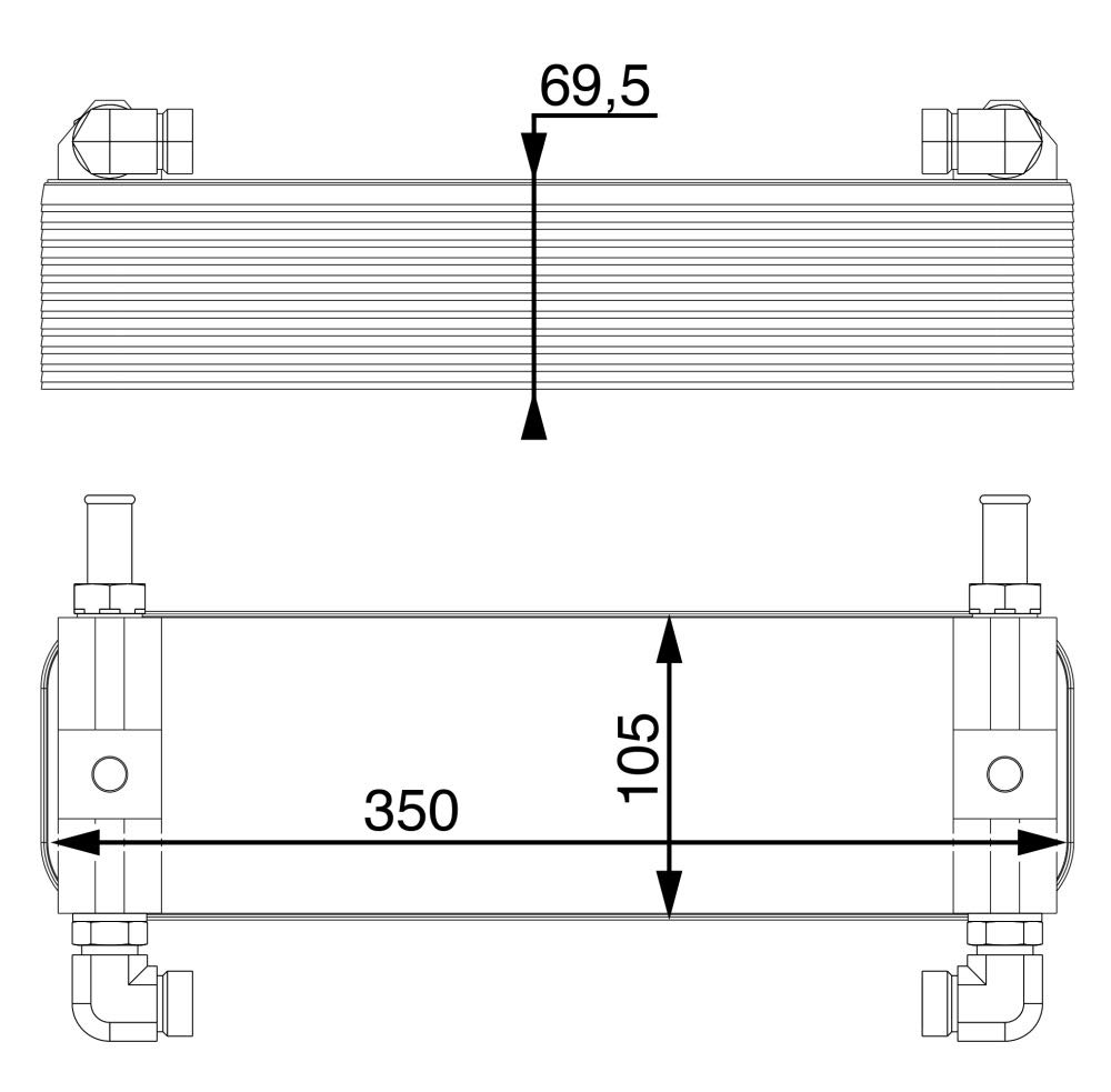 MAHLE CLC 15 000P Ölkühler BEHR PREMIUM LINE von MAHLE