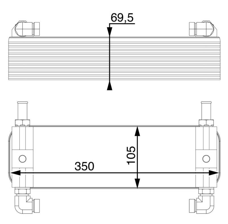 MAHLE CLC 15 000P Ölkühler Automatikgetriebe u.a. passend für VOLVO von MAHLE