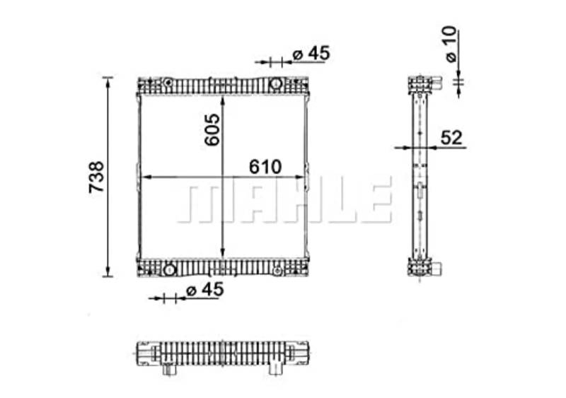 MAHLE CR 109 000P Kühlmittelkühler BEHR PREMIUM LINE von MAHLE