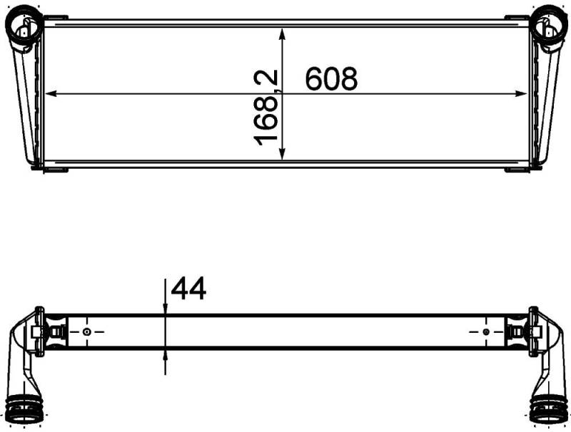MAHLE CR 1195 000P Kühler Motorkühlung u.a. passend für PORSCHE 911 (997) von MAHLE