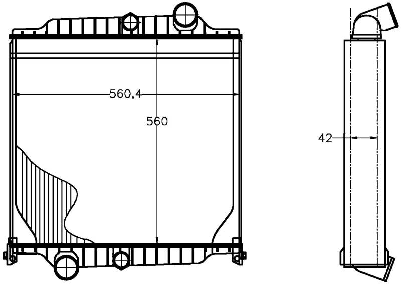 MAHLE CR 1223 000P Kühlmittelkühler BEHR PREMIUM LINE von MAHLE