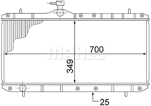 MAHLE CR 1516 000S Kühlmittelkühler BEHR von MAHLE