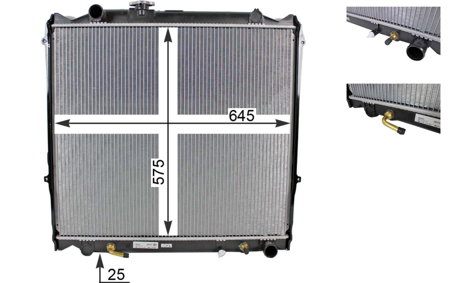 MAHLE CR 1521 000S Kühler Motorkühlung u.a. passend für TOYOTA LAND CRUISER 90 (_J9_) MAHLE CR 1521 000S Kühler Motorkühlung u.a. passend für TOYOTA LAND CRUISER 90 (_J9_) von MAHLE