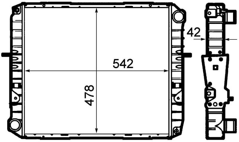 MAHLE CR 1919 000P Kühlmittelkühler BEHR PREMIUM LINE von MAHLE