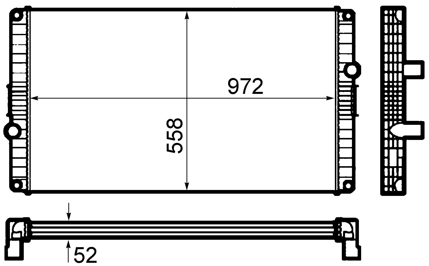 MAHLE CR 1920 000P Kühlmittelkühler BEHR PREMIUM LINE von MAHLE