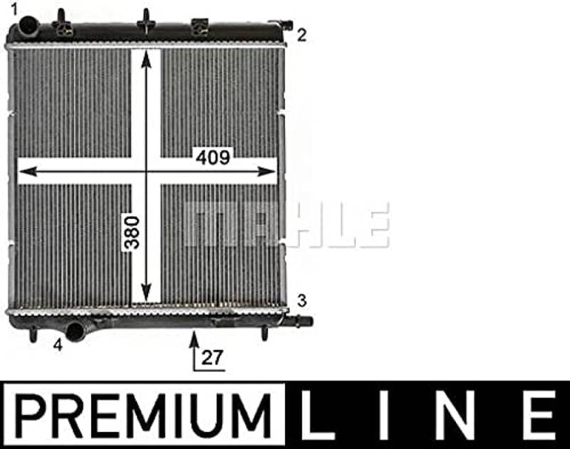 MAHLE CP 156 000S CR 1988 000P Kühlmittelkühler BEHR PREMIUM LINE von MAHLE