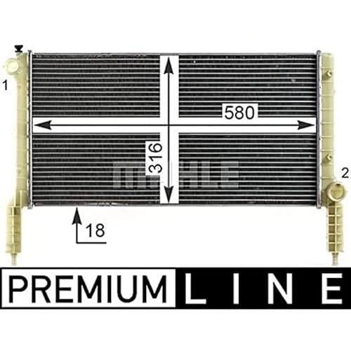 MAHLE CR 1991 000P Kühlmittelkühler PREMIUM LINE von MAHLE
