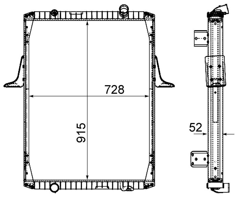 MAHLE CR 2090 000P Kühlmittelkühler BEHR PREMIUM LINE von MAHLE