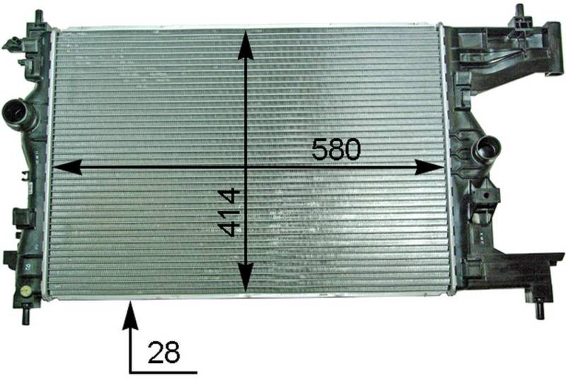 MAHLE CR 2114 000P Kühlmittelkühler BEHR PREMIUM LINE MAHLE CR 2114 000P Kühlmittelkühler BEHR PREMIUM LINE von MAHLE