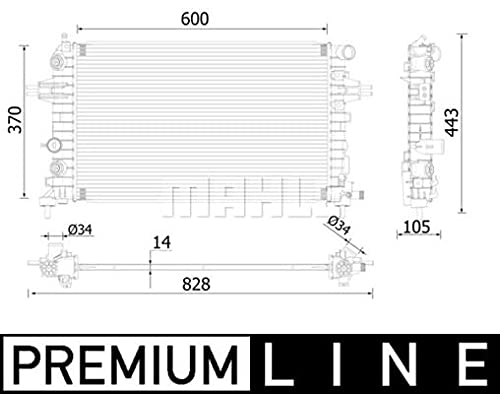 MAHLE CR 2226 000P Kühlmittelkühler PREMIUM LINE MAHLE CR 2226 000P Kühlmittelkühler PREMIUM LINE von MAHLE