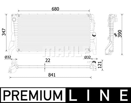 MAHLE CR 2318 000P Kühlmittelkühler BEHR PREMIUM LINE von MAHLE