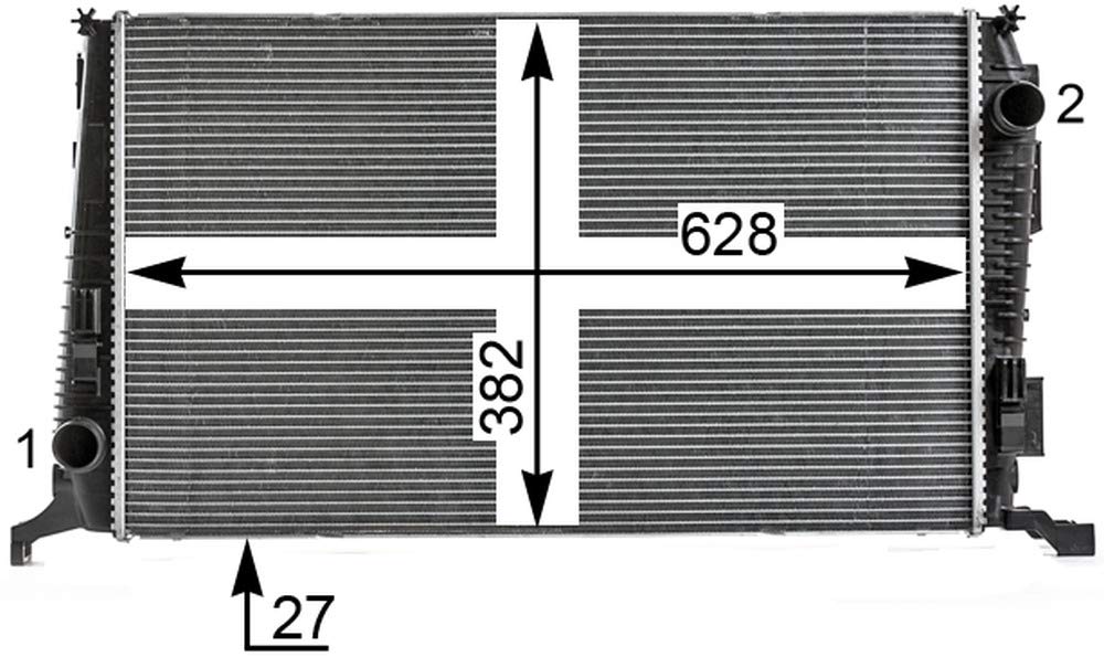 MAHLE CR 6 000P Kühlmittelkühler BEHR PREMIUM LINE von MAHLE