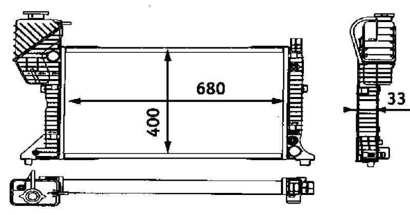 MAHLE CR 667 000S Kühlmittelkühler BEHR von MAHLE