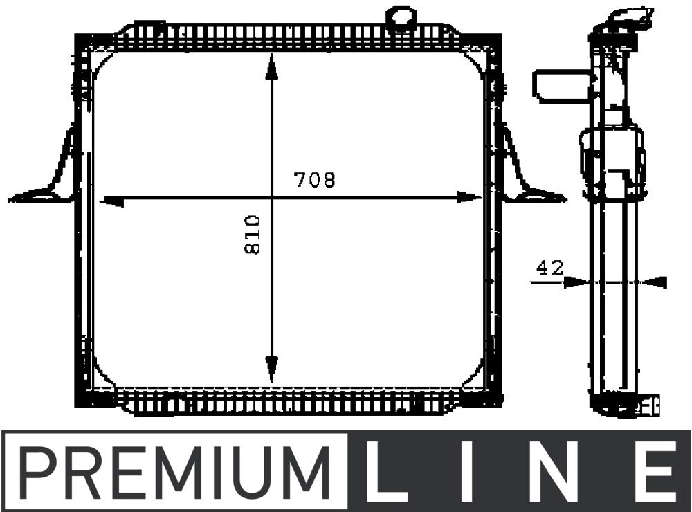 MAHLE CR 699 000P Kühlmittelkühler BEHR PREMIUM LINE MAHLE CR 699 000P Kühlmittelkühler BEHR PREMIUM LINE von MAHLE