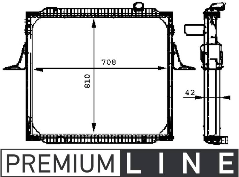 MAHLE CR 699 000P Kühlmittelkühler BEHR PREMIUM LINE von MAHLE