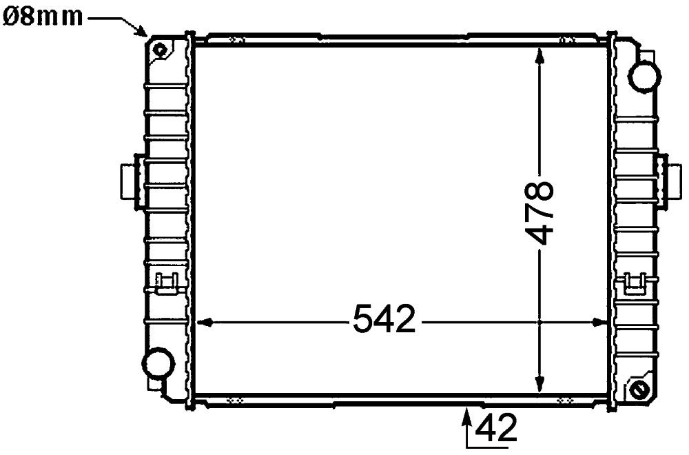 MAHLE CR 757 000P Kühlmittelkühler BEHR PREMIUM LINE von MAHLE