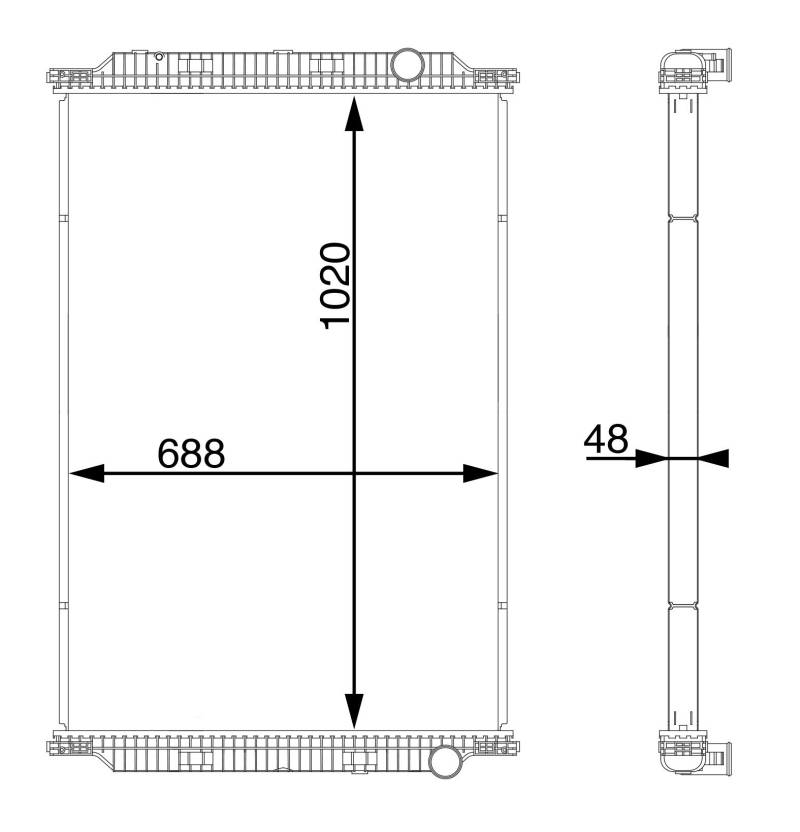 MAHLE CR 772 000S Kühlmittelkühler BEHR von MAHLE