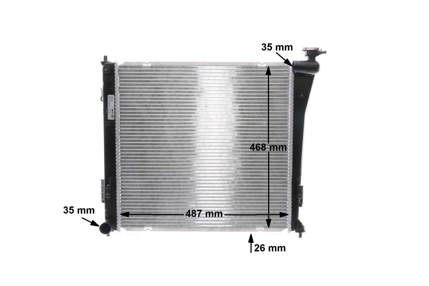 MAHLE CR 848 000S Kühlmittelkühler MAHLE CR 848 000S Kühlmittelkühler von MAHLE