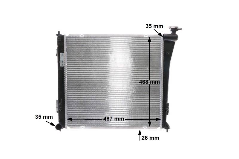 MAHLE CR 848 000S Kühlmittelkühler von MAHLE