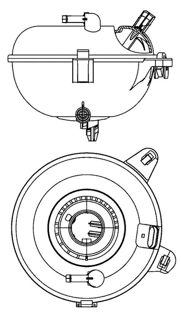 MAHLE CRT 21 000S Ausgleichsbehälter BEHR von MAHLE