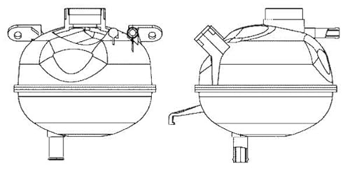 MAHLE CRT 7 000S Ausgleichsbehälter Kühlmittel u.a. passend für OPEL CORSA B (S93) von MAHLE