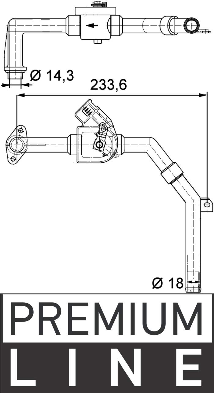 MAHLE CV 9 000P Kühlventil BEHR PREMIUM LINE von MAHLE