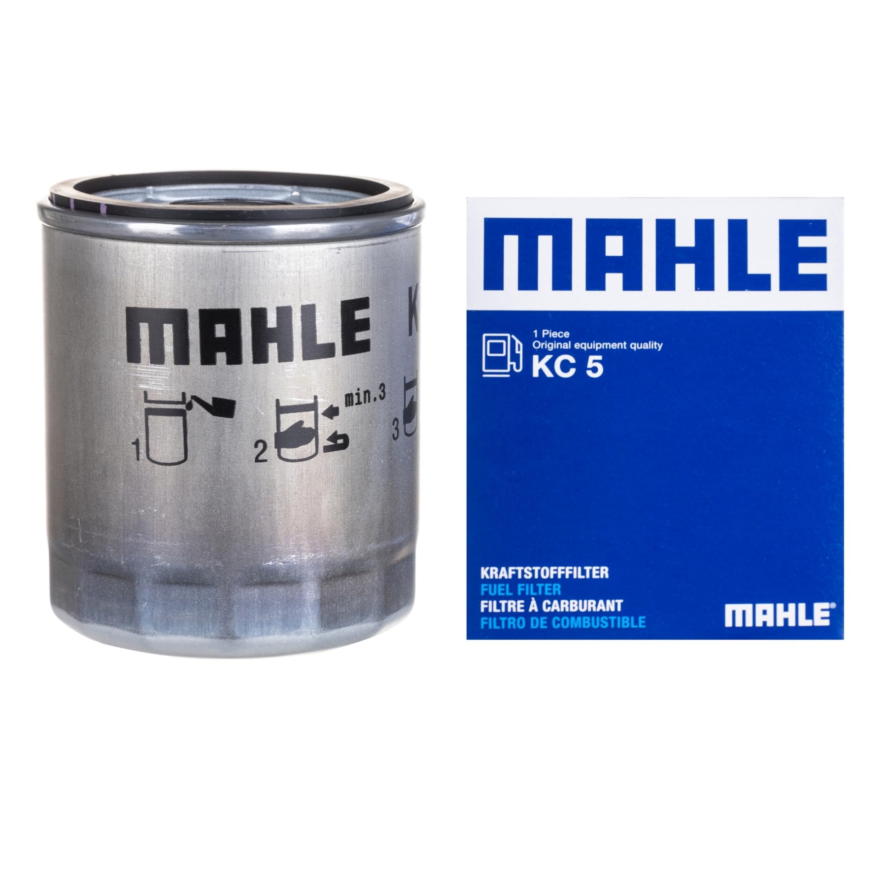 MAHLE KC 5 Kraftstofffilter Anschraubfilter 76MMu.a. passend für TOYOTA LAND CRUISER (_J6_) von MAHLE