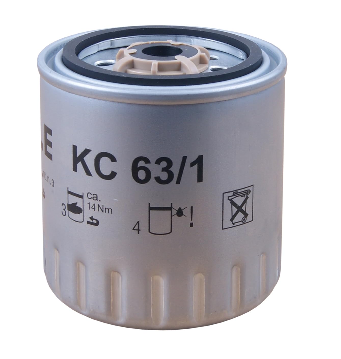 MAHLE KC 76 Kraftstofffilter Anschraubfilter u.a. passend für RENAULT 19 II Chamade (L53_) von MAHLE