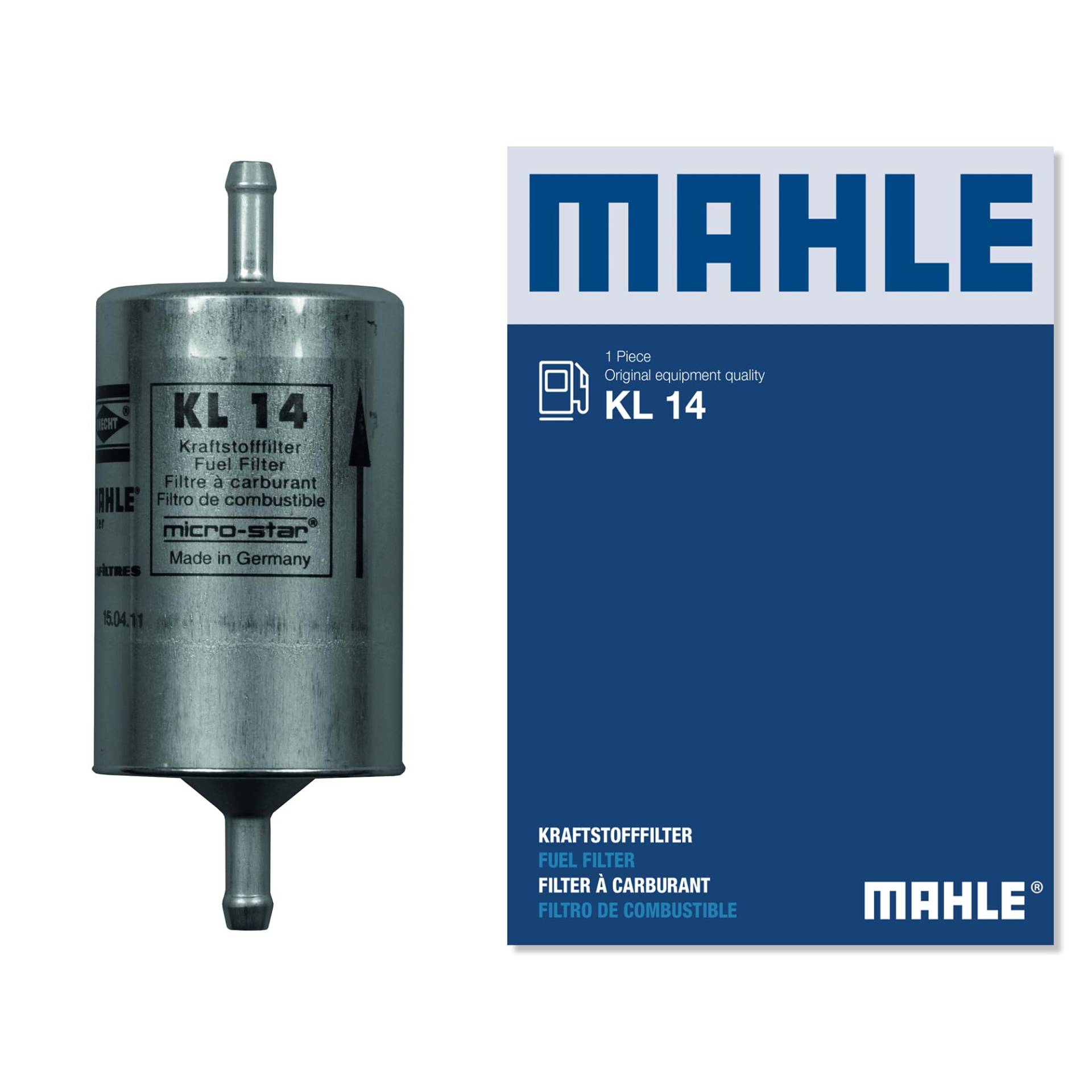 MAHLE KL 14 Kraftstofffilter Leitungsfilter 55MMu.a. passend für OPEL VECTRA A (J89) von MAHLE