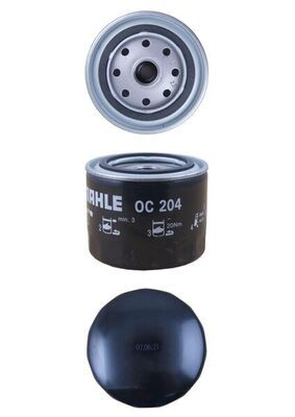 MAHLE OC 204 Ölfilter Anschraubfilter 93,2MMu.a. passend für VOLVO 240 (P242/ P244) von MAHLE