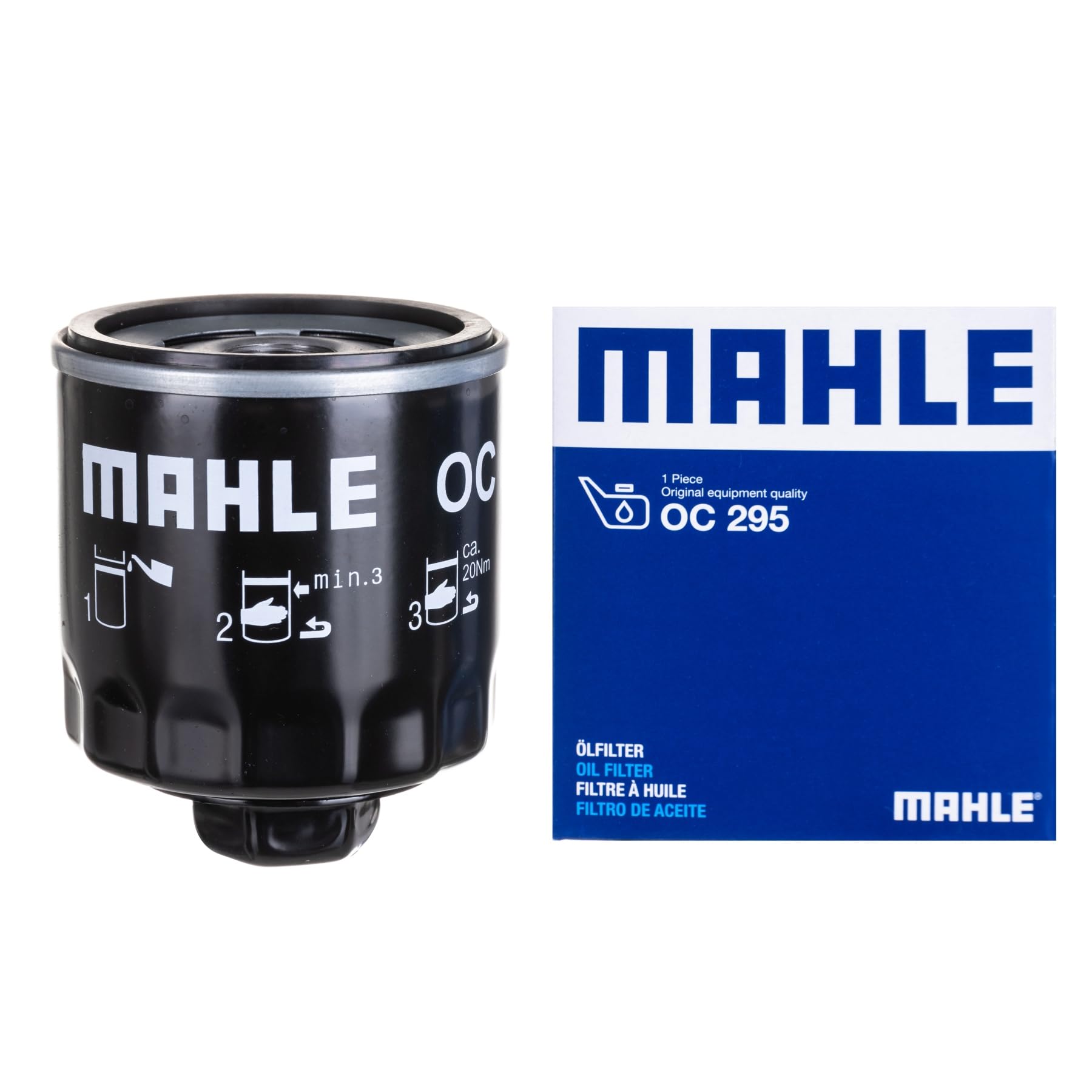 MAHLE OC 295 Ölfilter Anschraubfilter u.a. passend für SEAT IBIZA II (6K1) von MAHLE