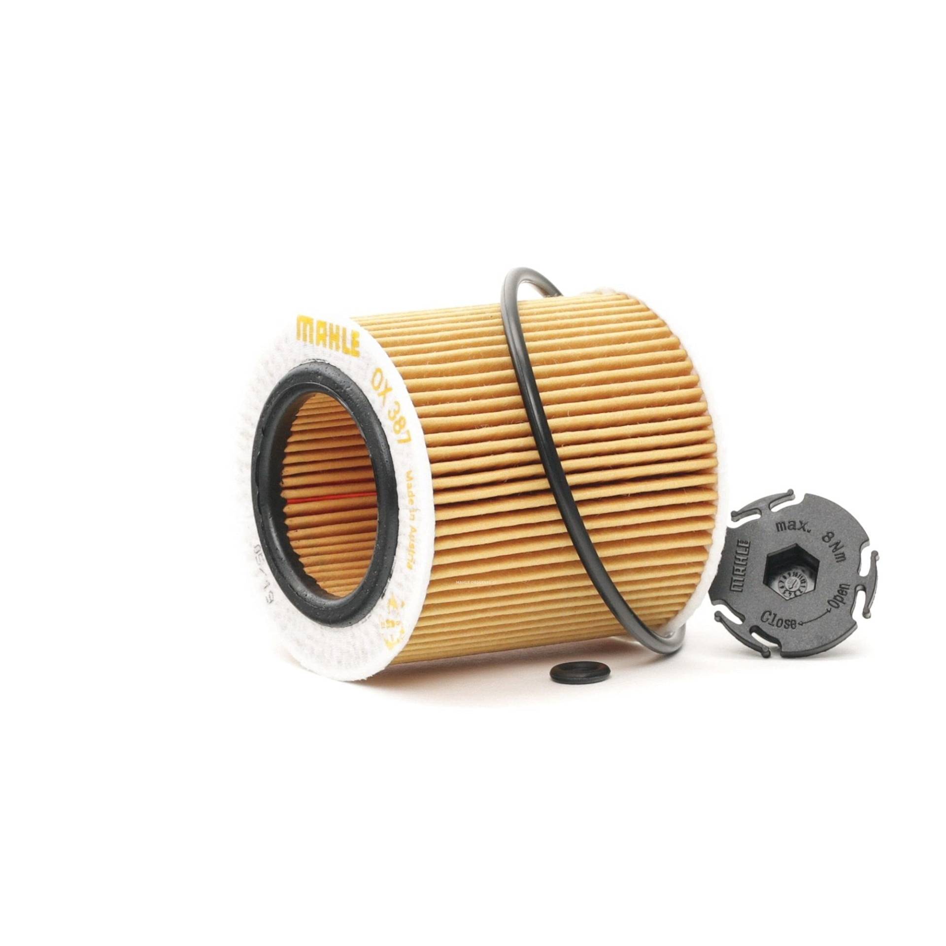MAHLE OX 387D1 Ölfilter Filtereinsatz 74MMu.a. passend für BMW 3 Gran Turismo (F34) von MAHLE