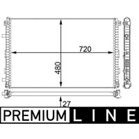 Niedertemperaturkühler, Ladeluftkühler BEHR MAHLE CIR 24 000P von Mahle