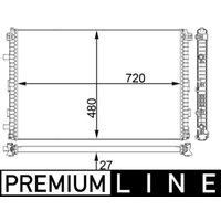 Niedertemperaturkühler, Ladeluftkühler MAHLE CIR 24 000P von Mahle