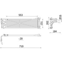 Ölkühler MAHLE CLC 306 000P von Mahle