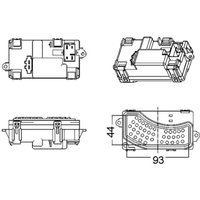 Regler, Innenraumgebläse BEHR MAHLE ABR 5 000S von Mahle