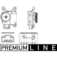 Stellelement, Mischklappe MAHLE AA 16 000P Stellelement, Mischklappe MAHLE AA 16 000P von Mahle