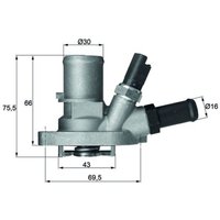 Thermostat, Kühlmittel MAHLE TI 149 88 von Mahle