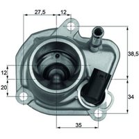 Thermostat, Kühlmittel MAHLE TI 29 87 von Mahle